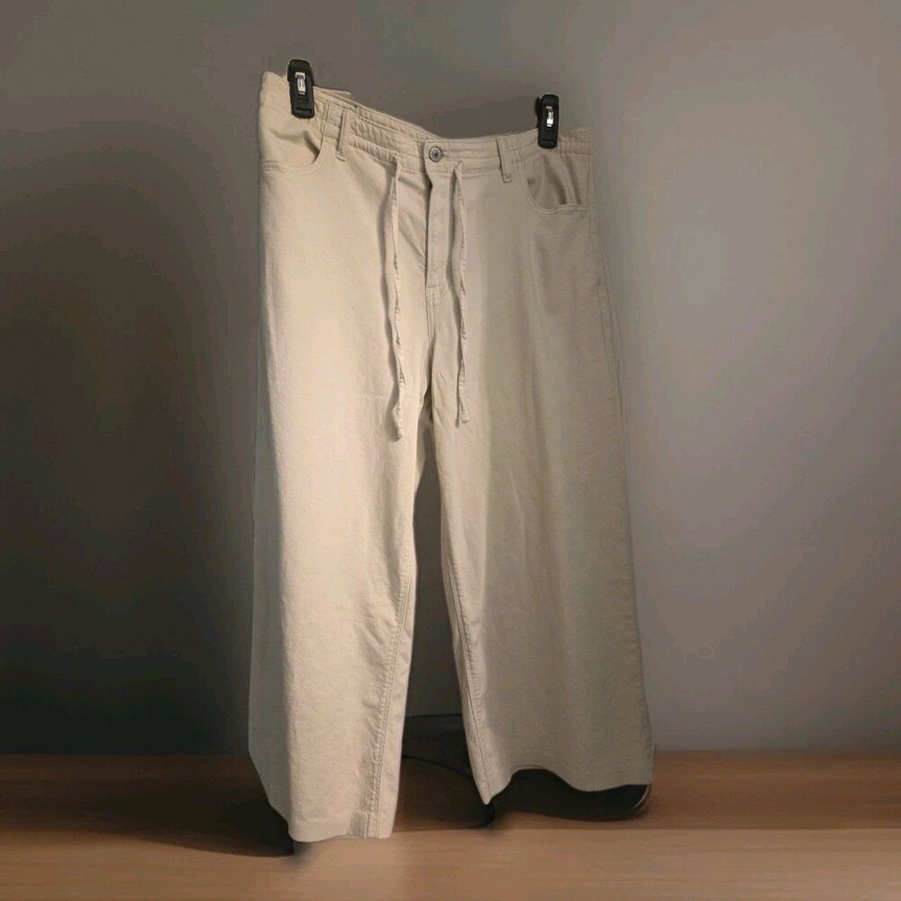 American Eagle Low Rise Stretch Ultra Wide Leg Pants Size 14